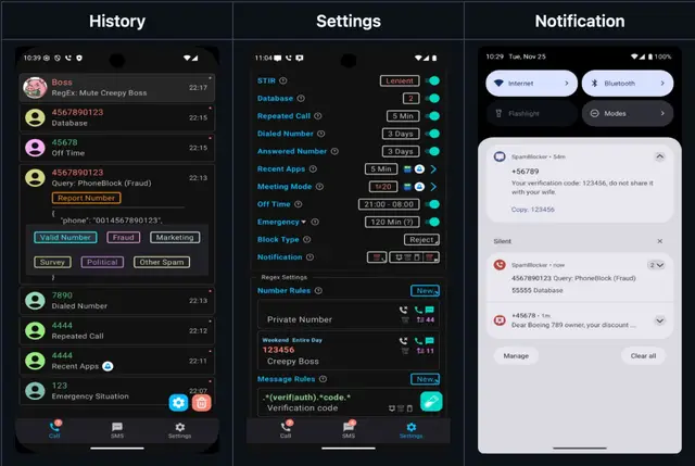 An Effective Defense Against Mobile Spam