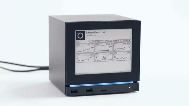 Эстетика E Ink в Steam Machine