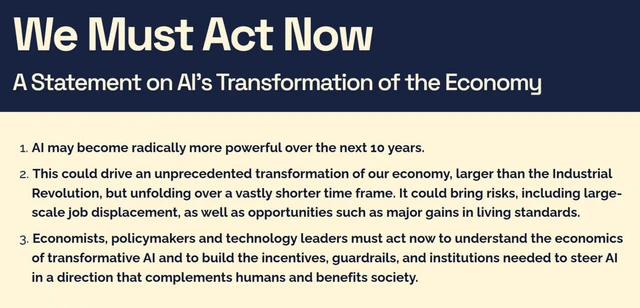 The Global Demand for an Economic Audit of AI

