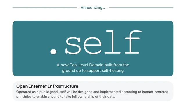 A New Standard for Personal Sovereignty: .self