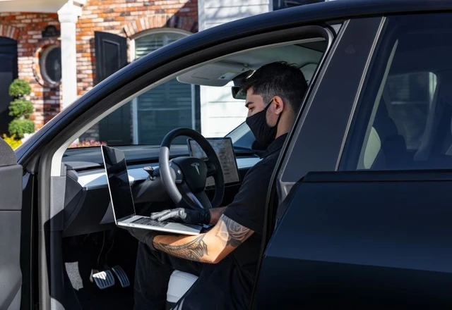 Driver Attention Monitoring in Tesla Electric Vehicles
