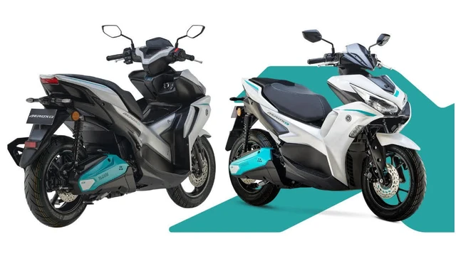 The Yamaha Aerox-E Electric Sport Scooter
