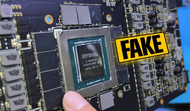 Plastic Die Instead of a GeForce RTX 4090
