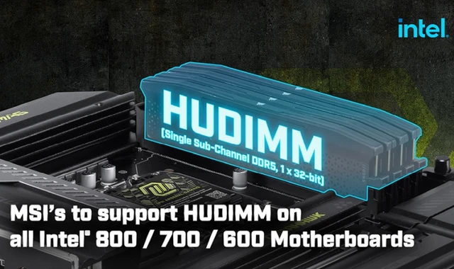 MSI Expands Support for Budget-Friendly HUDIMM Memory

