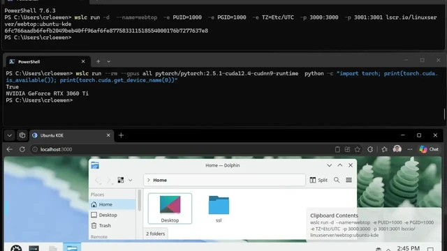 Autonomous Execution of Linux Containers in WSL