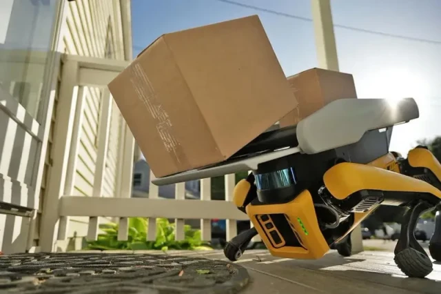 Automating the Last Mile with Quadruped Robots
